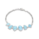 Bracelet larimar femme - Ma Passion - Fabrication de bijoux