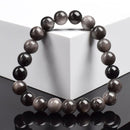 Bracelet obsidienne noire - Ma Passion - Fabrication de bijoux