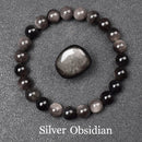 Bracelet obsidienne noire - Ma Passion - Fabrication de bijoux