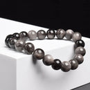 Bracelet obsidienne noire - Ma Passion - Fabrication de bijoux