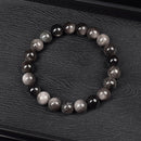 Bracelet obsidienne noire - Ma Passion - Fabrication de bijoux