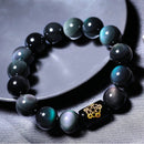 Bracelet obsidienne oeil céleste - Ma Passion - Fabrication de bijoux