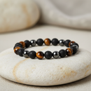 Bracelet œil de tigre femme