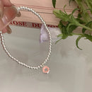 Bracelet perle argent - Ma Passion - Fabrication de bijoux