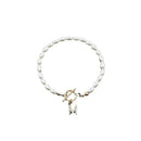 Bracelet perle lettre - Ma Passion - Fabrication de bijoux