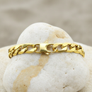 Bracelet plaqué or homme