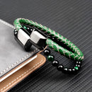 Bracelet vert homme - Ma Passion - Fabrication de bijoux
