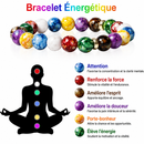 Bracelet 7 chakras pierres naturelles