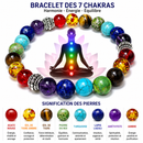 Bracelet 7 chakras pierres naturelles