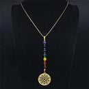 Collier 7 chakras - Ma Passion - Fabrication de bijoux