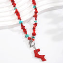 Collier corail rouge - Ma Passion - Fabrication de bijoux
