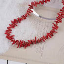 Collier corail rouge - Ma Passion - Fabrication de bijoux