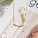 Collier grenat - Ma Passion - Fabrication de bijoux