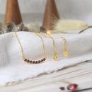 Collier grenat - Ma Passion - Fabrication de bijoux