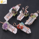 Cristal de roche pendentif - Ma Passion - Fabrication de bijoux