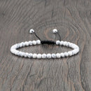 Howlite bracelet - Ma Passion - Fabrication de bijoux