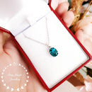 Tourmaline verte pendentif