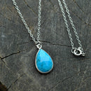 Pendentif en turquoise véritable