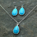 Pendentif en turquoise véritable