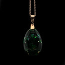 Pendentif vert emeraude