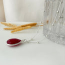 Pendentif femme rubis