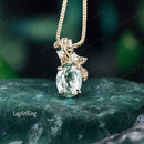 Agate pendentif (collier or)