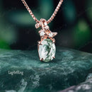 Agate pendentif (collier or)