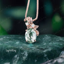 Agate pendentif (collier or)