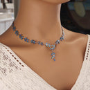 Pendentif opale bleue