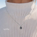 Pierre noire pendentif