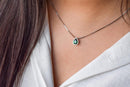 Pendentif émeraude or