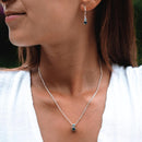Pendentif pierre précieuse femme