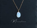 Pierre de lune pendentif argent