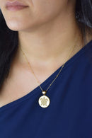 Pendentif tortue or