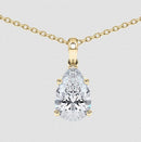 Pendentif diamant poire (2 carats)
