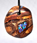 Pendentif opale boulder