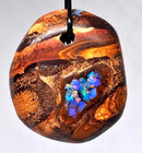 Pendentif opale boulder
