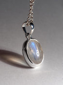 Pendentif argent pierre de lune