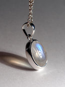 Pendentif argent pierre de lune