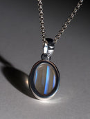 Pendentif argent pierre de lune