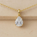 Pendentif diamant poire (2 carats)