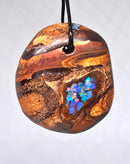Pendentif opale boulder
