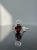 Pendentif pierre rouge