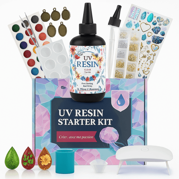 Kit bijoux resine - Ma Passion - Fabrication de bijoux