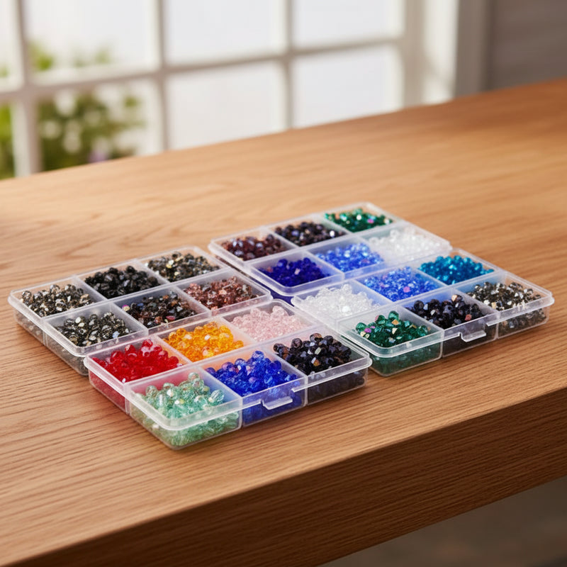 Kit de perles bicônes en cristal de 4 mm