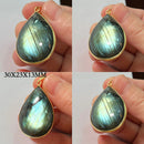 Labradorite pendentif - Ma Passion - Fabrication de bijoux
