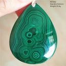 Malachite pendentif - Ma Passion - Fabrication de bijoux