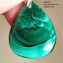 Malachite pendentif - Ma Passion - Fabrication de bijoux