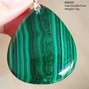 Malachite pendentif - Ma Passion - Fabrication de bijoux