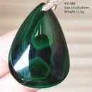 Malachite pendentif - Ma Passion - Fabrication de bijoux
